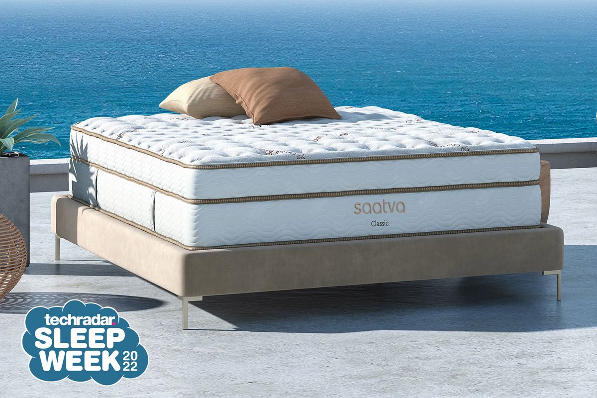 Saavta Classic Mattress with TechRadar Sleep Week logo