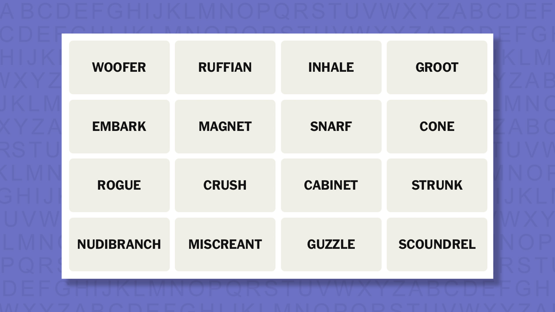 NYT Connections hints for game 1114 on a purple background