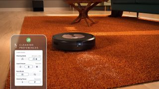 iRobot Roomba Combo J9+ on carpet