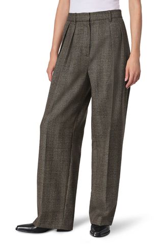 Francine Plaid Virgin Wool Pants