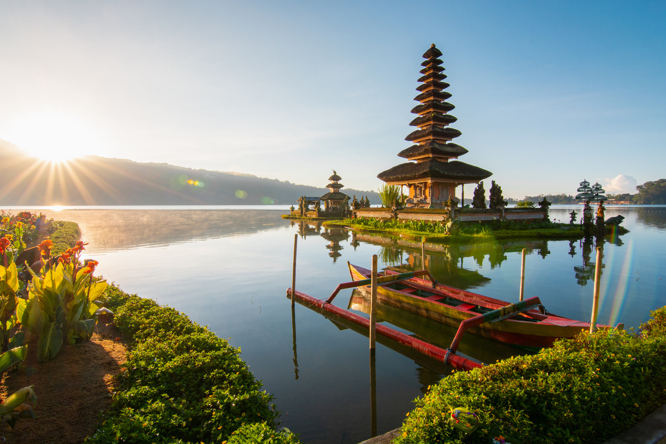 Pura Ulun Danu Bratan in Bali, Indonesia