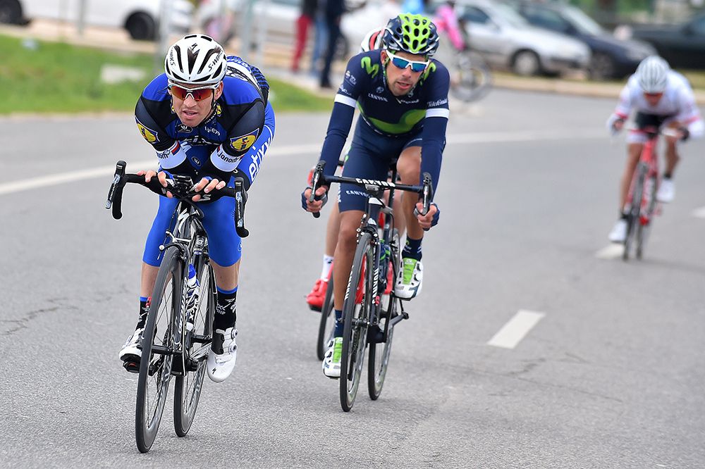 Zdenek Stybar (Etixx - Quick-Step) tucks in