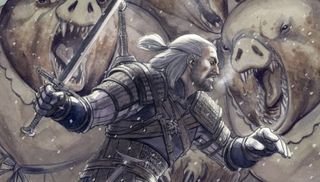 The Witcher: The Ballad of Two Wolves cover detail