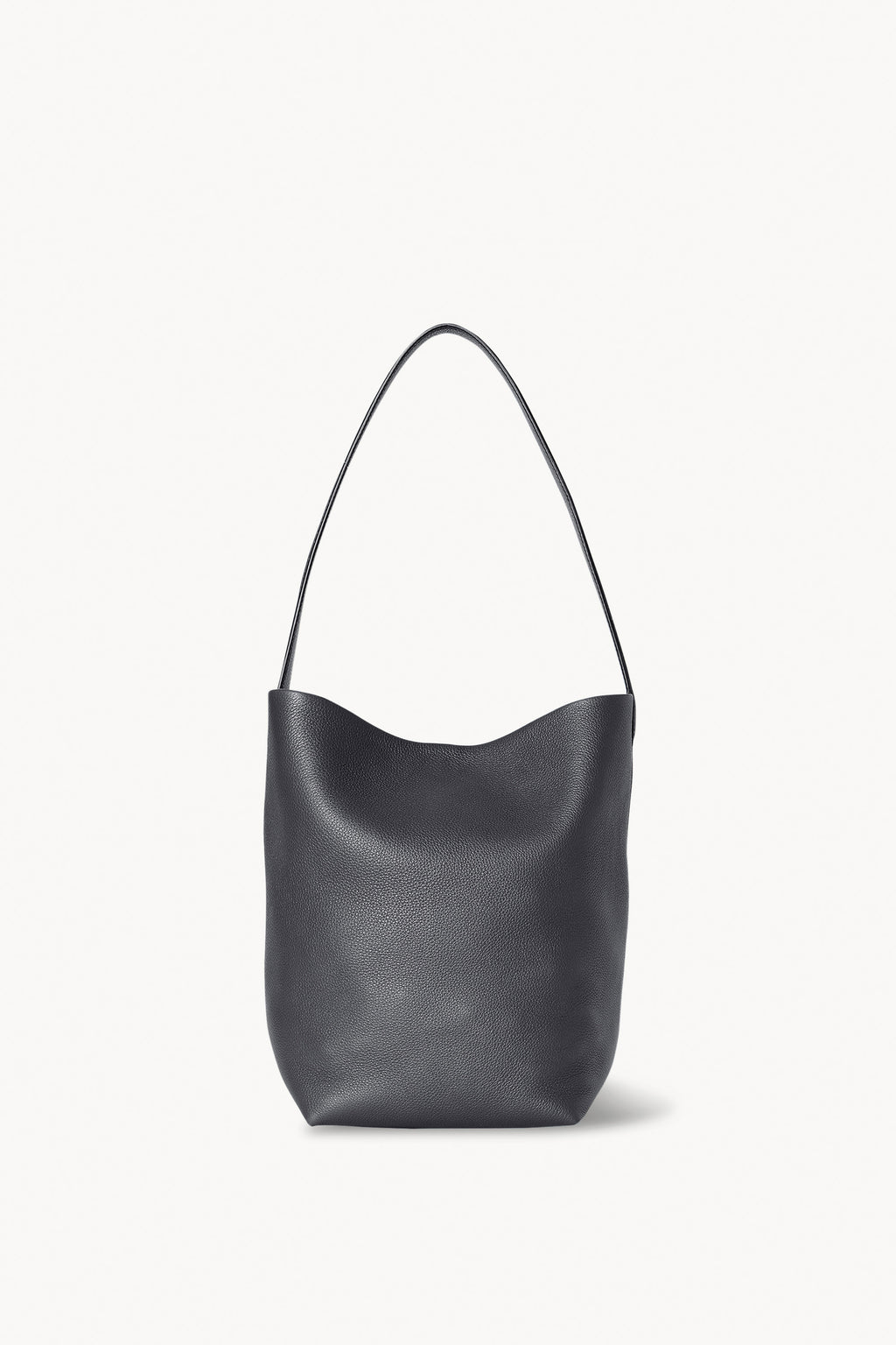 Leather in medium-sized N/S park tote bag
