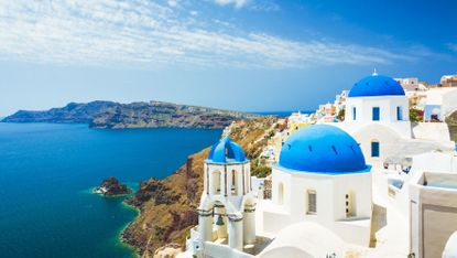 Blue, Dome, Landmark, Sky, Azure, Sea, Tourism, Vacation, Summer, Architecture, 