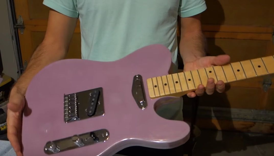 This Styrofoam Telecaster is Purportedly "The World's Lightest Guitar