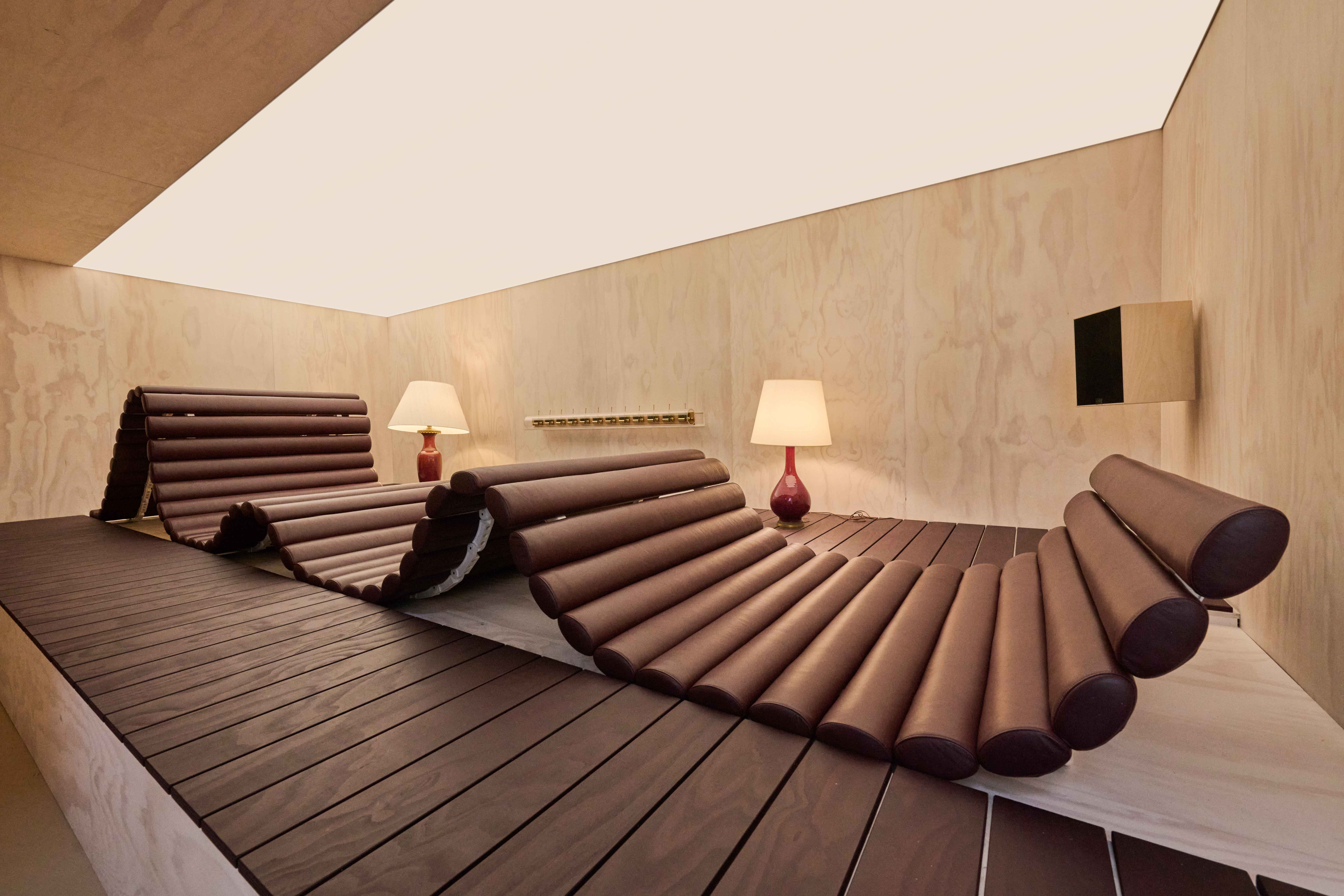 Paulin Paulin Paulin lounge seating at Design Miami Paris