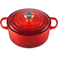 Le Creuset Cast Iron Dutch Oven Dish in Cerise – $419.95 on Amazon