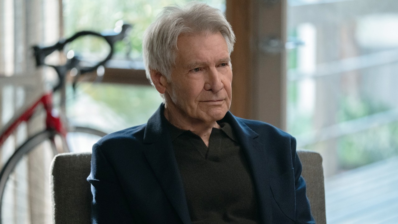 Harrison Ford sitting in a chair as Paul in Shrinking. 