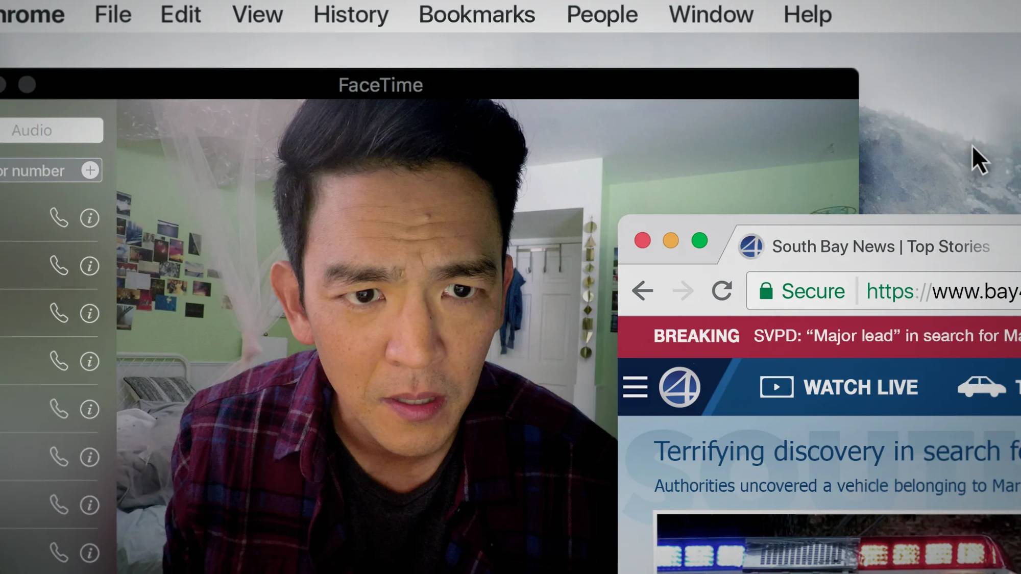 John Cho as David Kim in "Searching"