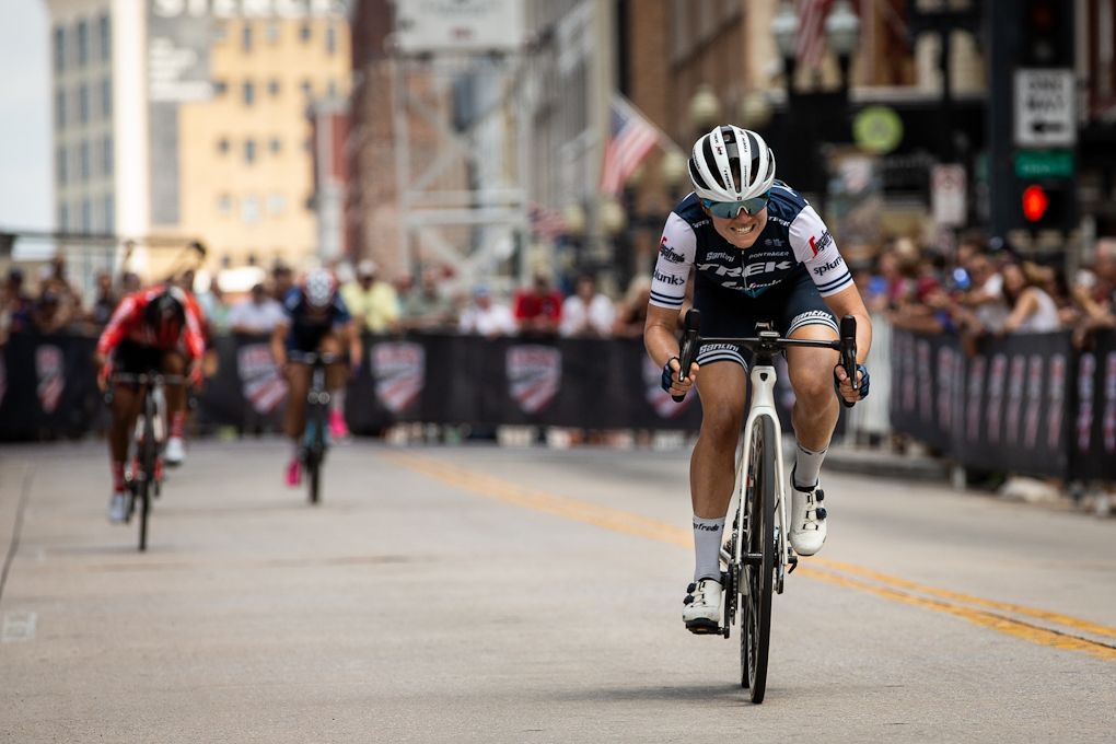 Ruth Winder wins the 2019 USA Cycling Pro Road Championships elite women's road race