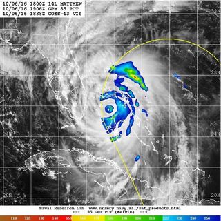 Hurricane Matthew Near Florida