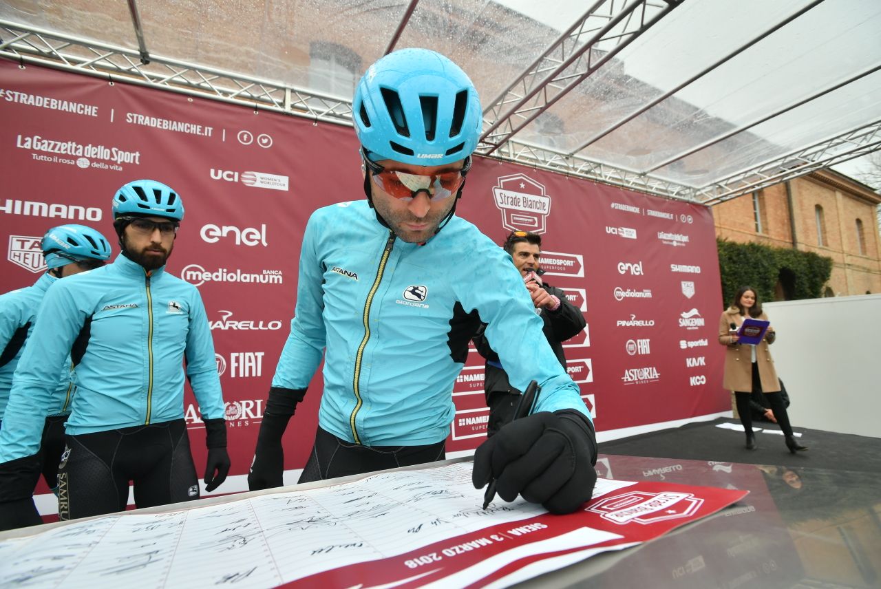 Former Strade Bianche winner Moreno Moser (Astana)