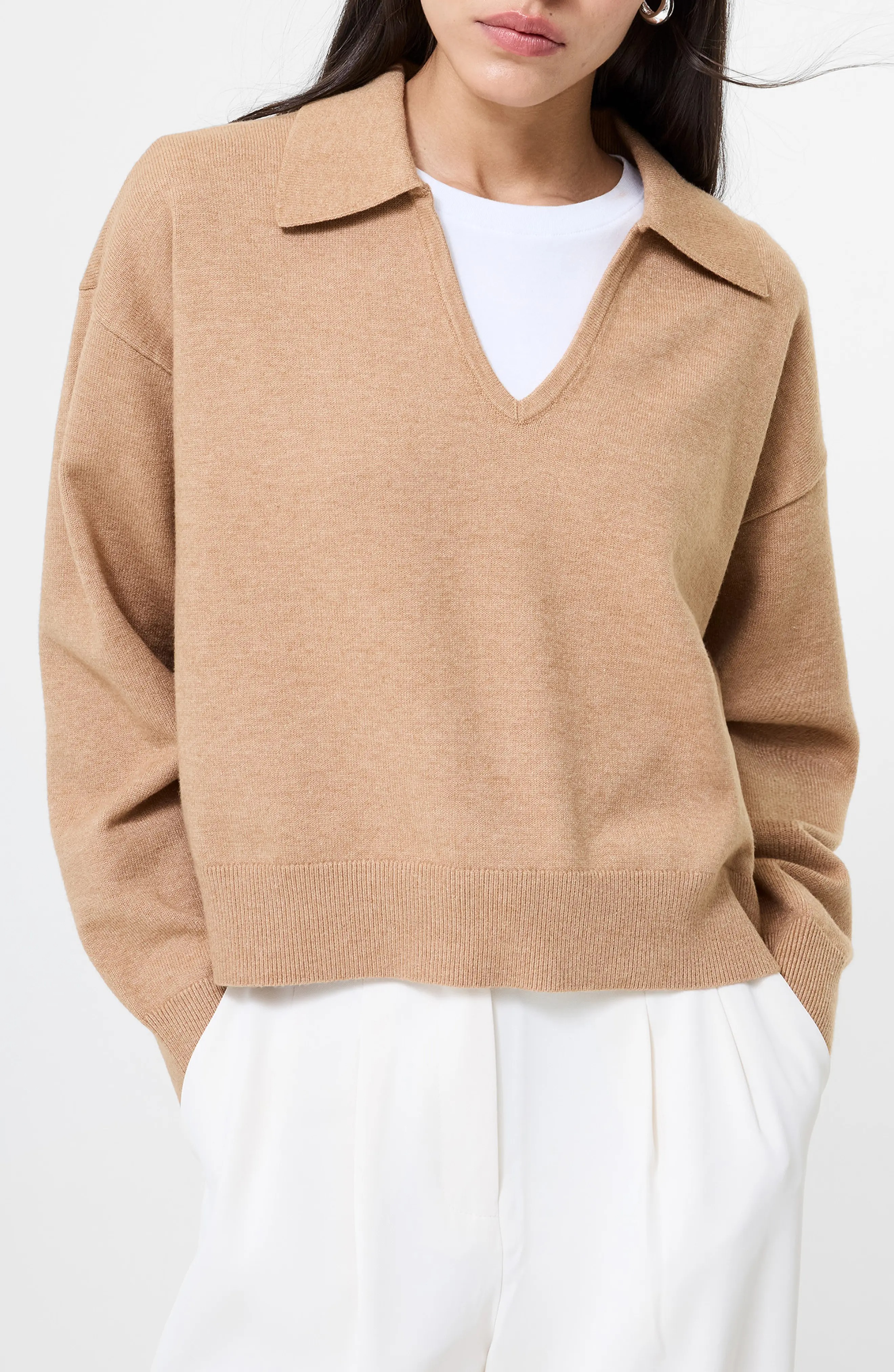 French Connection, Sloane Johnny Collar Pullover