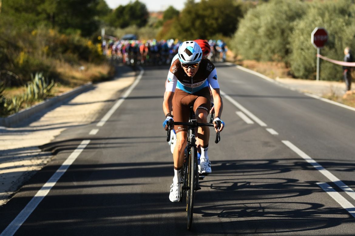 Riders try to get into the breakaway