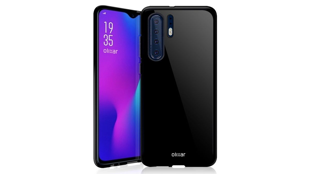 This is supposedly the Huawei P30 Pro. Credit: MobileFun/Olixar
