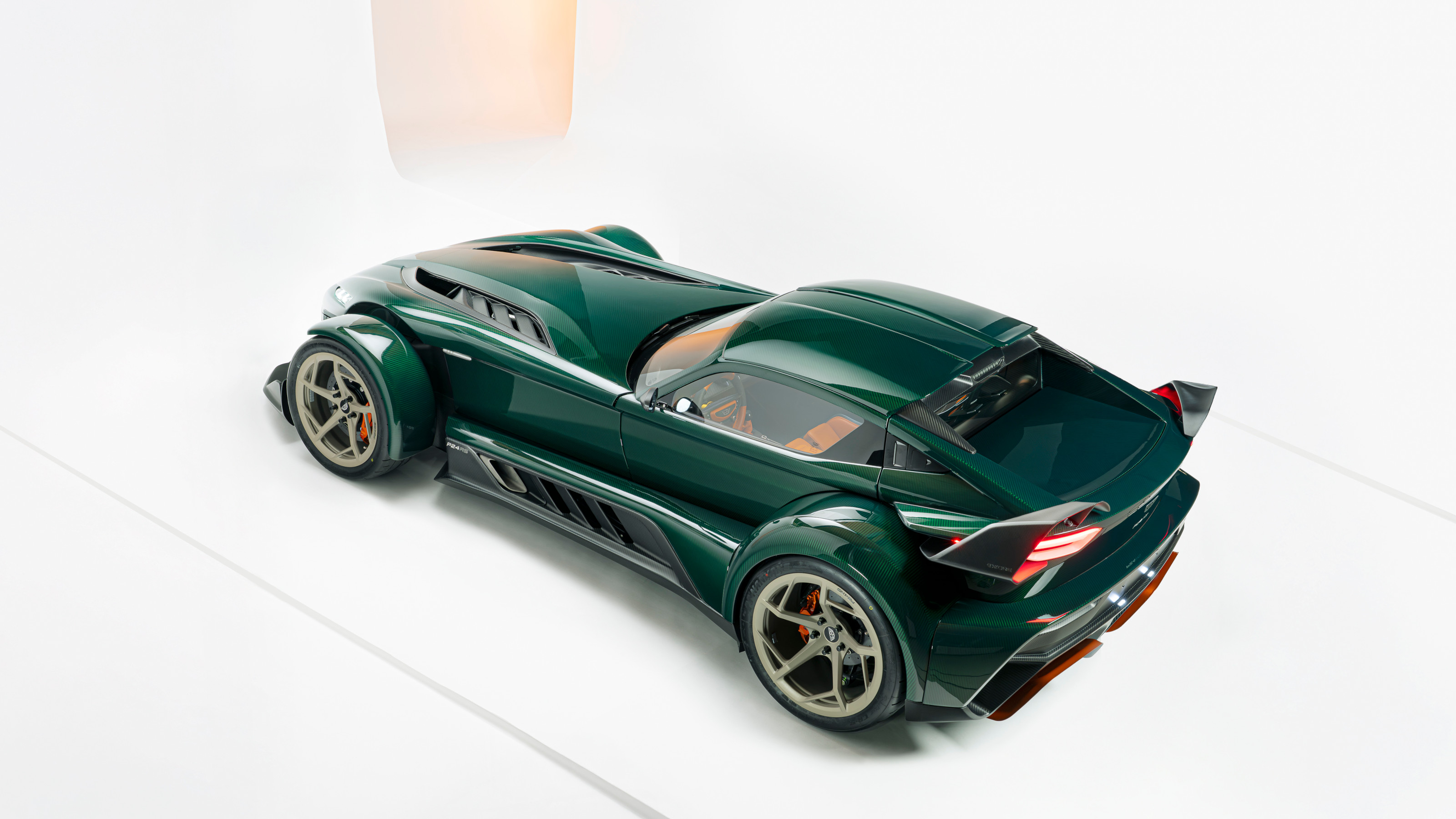 The Donkervoort P24 RS has removable targa roof panels