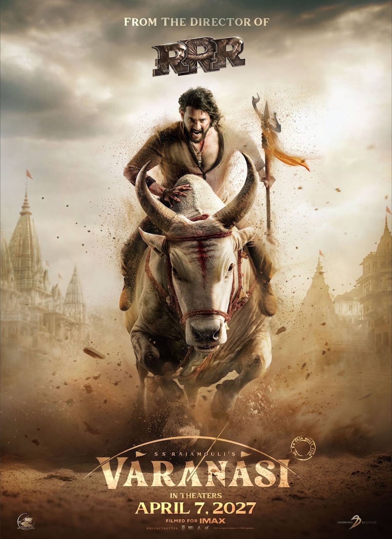 Varanasi poster with official release date