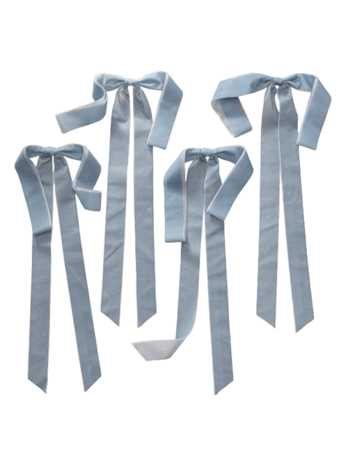 Draped Velvet Tree Bows (set of 4)