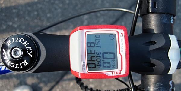 83.4 kilometres covered on Friday's training ride; the team road from the first feed zone to the second.