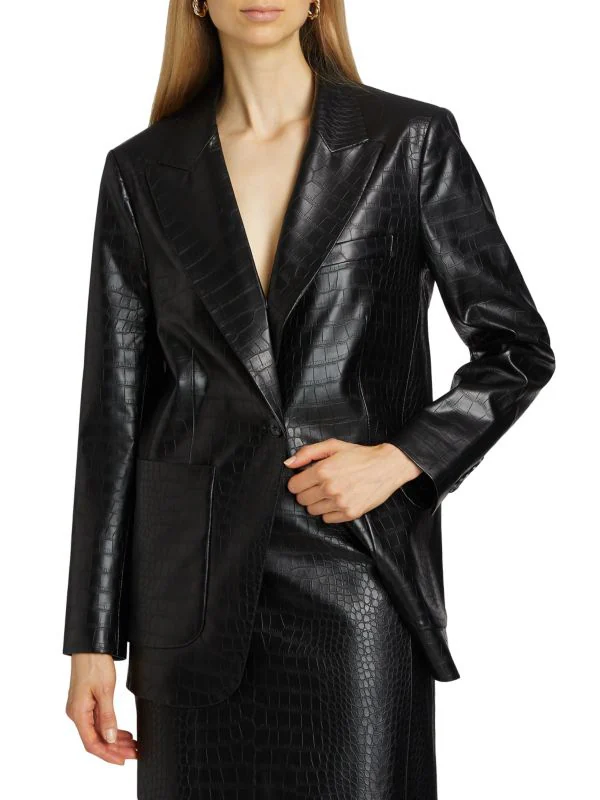 Kolbi Halperin, Rein Crocodile-Embossed Jacket