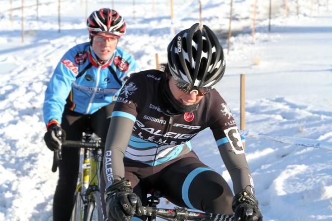 More riders bundled up.
