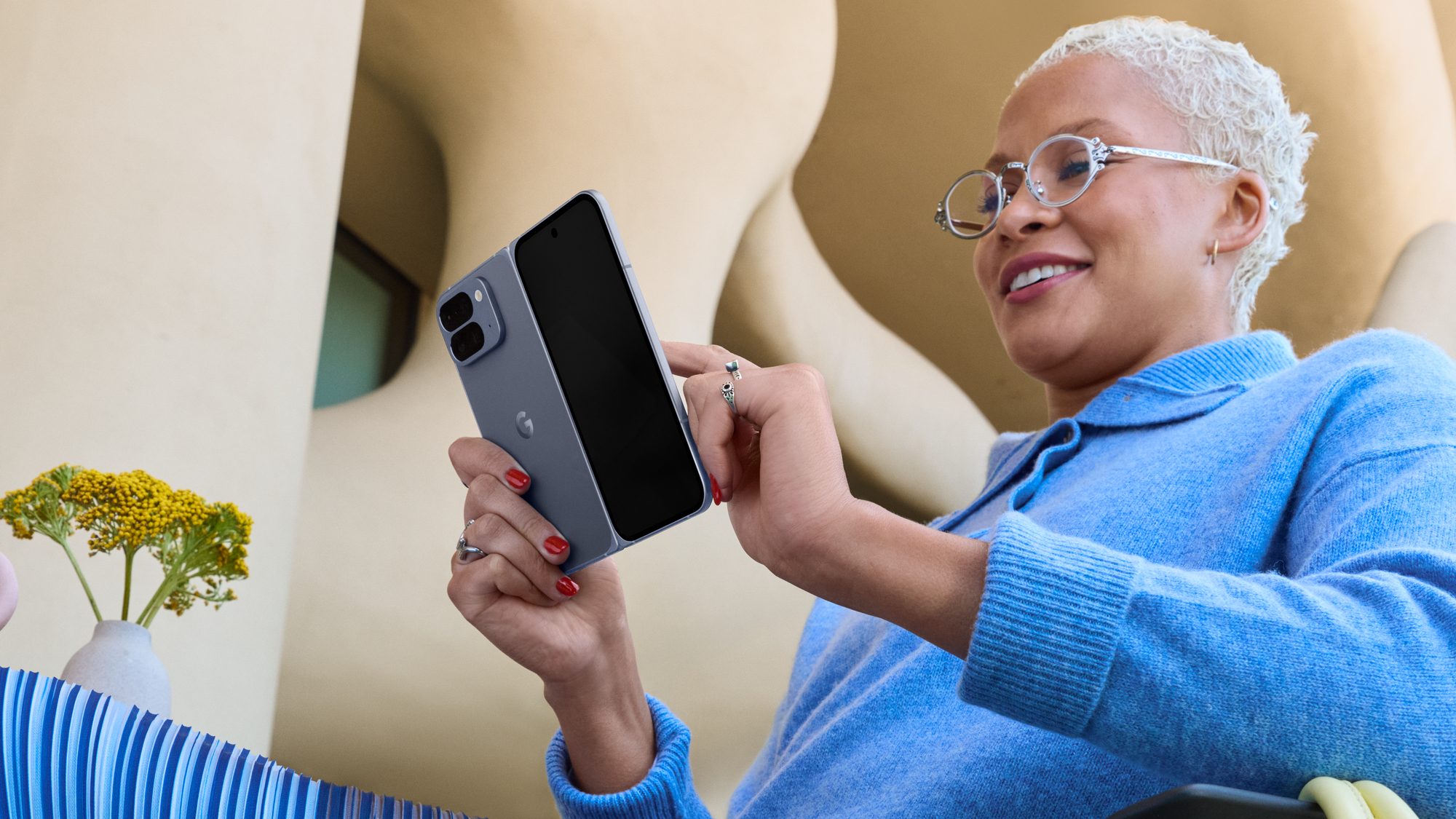 Google Pixel 10 Pro Fold in use
