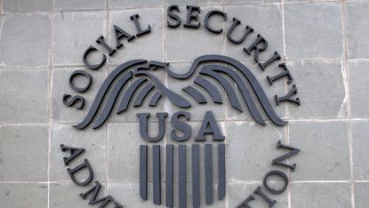 The Social Security Administration logo on a Social Security building .