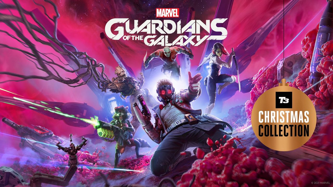 Marvel&#039;s Guardians of the Galaxy cover T3 Christmas badge