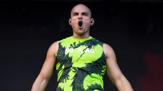 Bloodywood's Raoul on stage