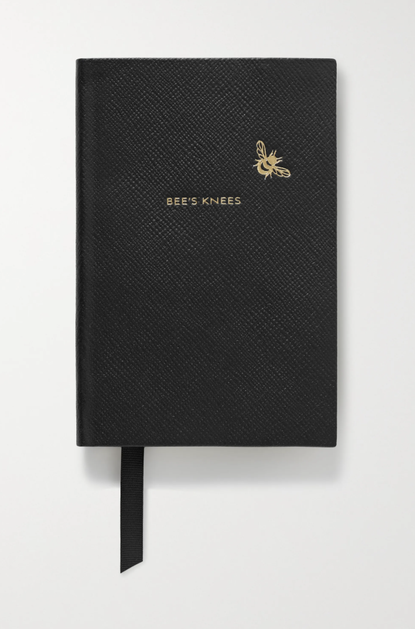 Smythson Bee's Knees Textured-Leather Notebook
