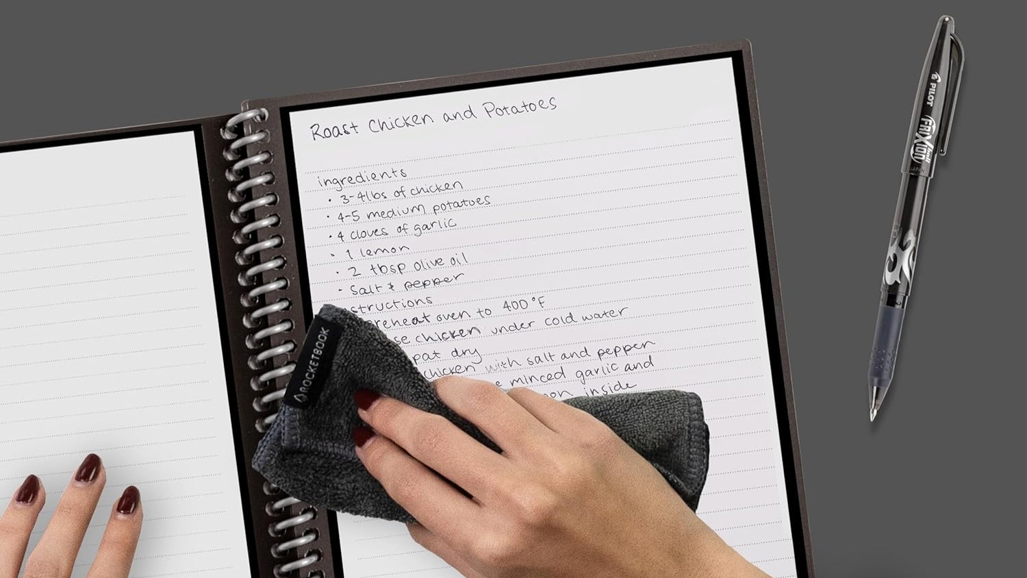 Rocketbook Core reusable spiral notebook