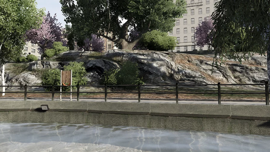 And here's the same location, with new models and textures from the GTA 5 engine