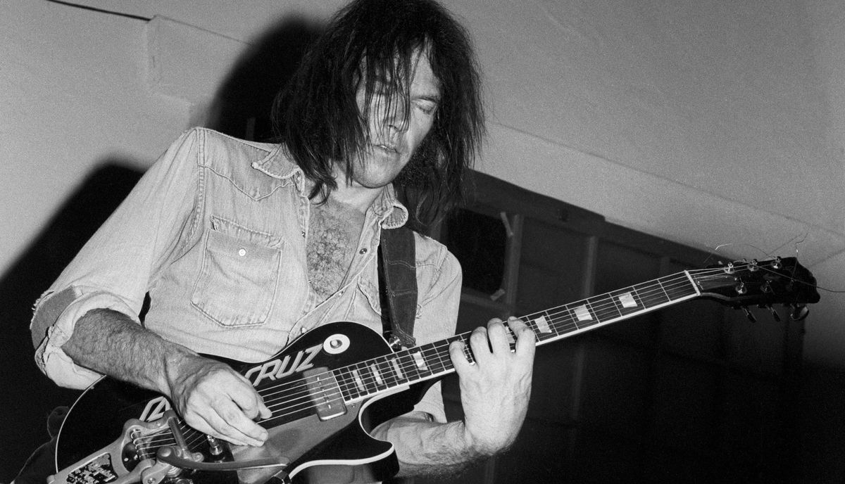 The story behind Neil Young's Old Black Les Paul Guitar World
