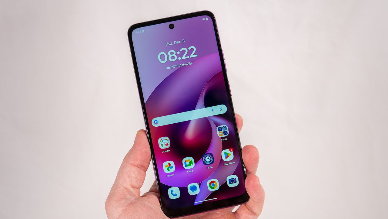 The pink Moto G 2026