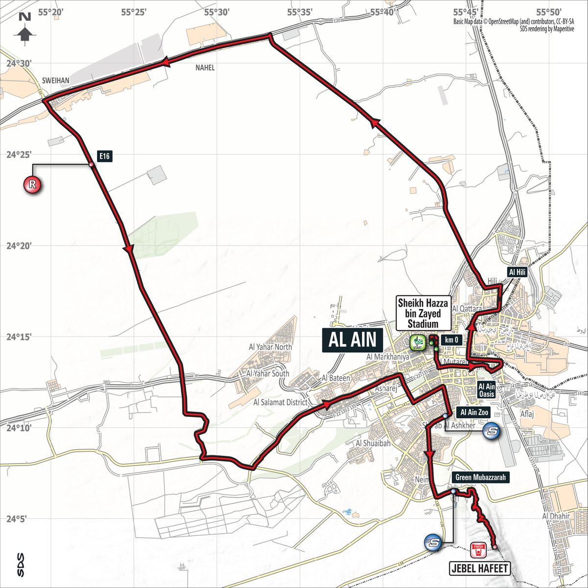 Stage 3 of the 2017 Abu Dhabi Tour