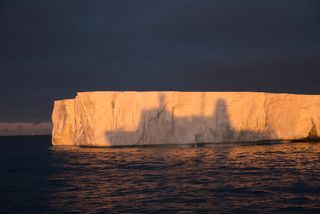 Sun on Weddell Sea Iceberg - Do Not Republish
