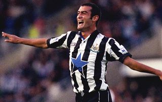 The second-biggest star to arrive on Tyneside in the 90s after Alan Shearer