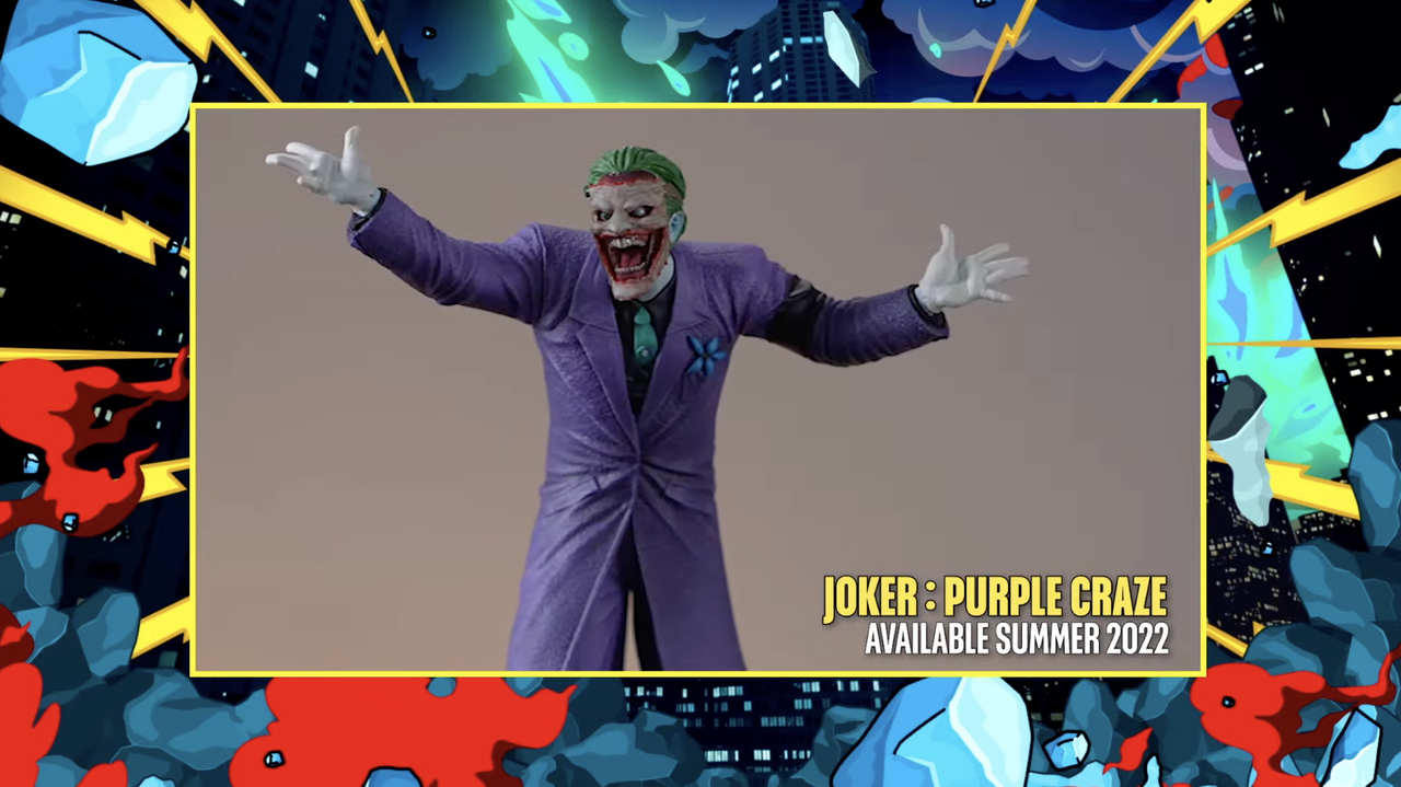 Batman collectible statues at DC Fandome