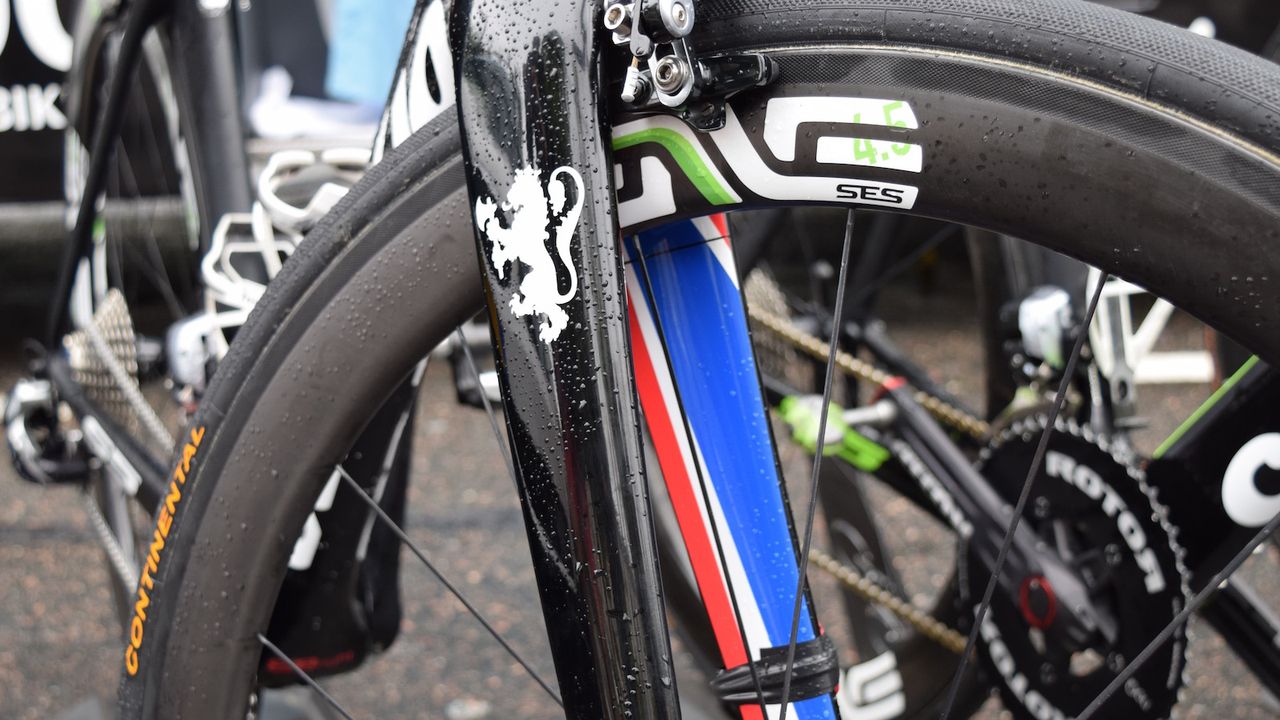 The Cervelo S5 also has lion on the outside of the fork representing the eternal king of Norway