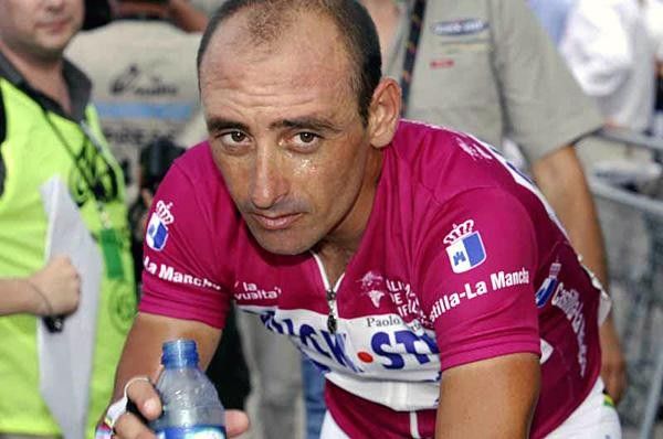 Paolo Bettini (Quick.Step - Innergetic) after the day's racing.