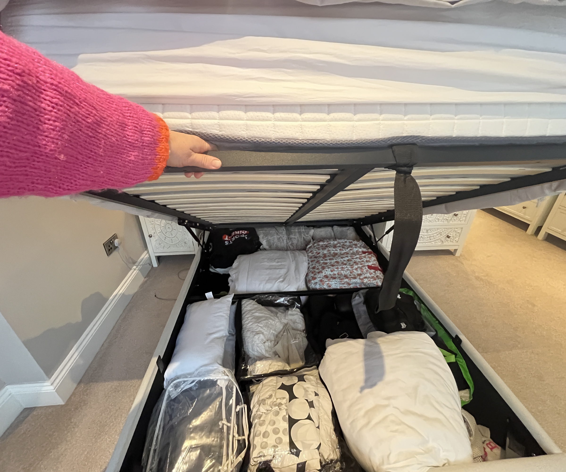 different images of dusk berkeley ottoman storage bed