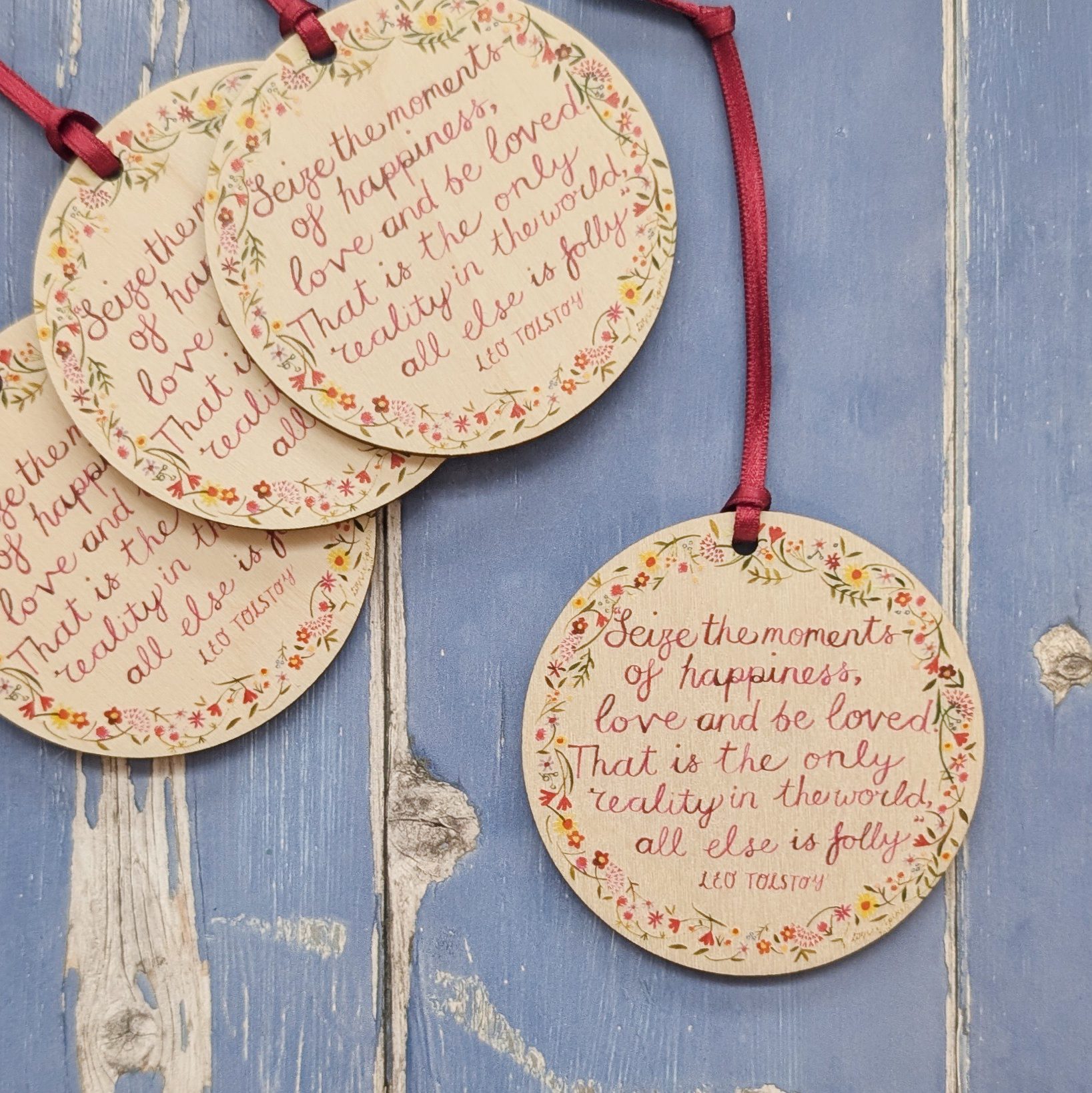 Seize the Moment Wooden Decoration