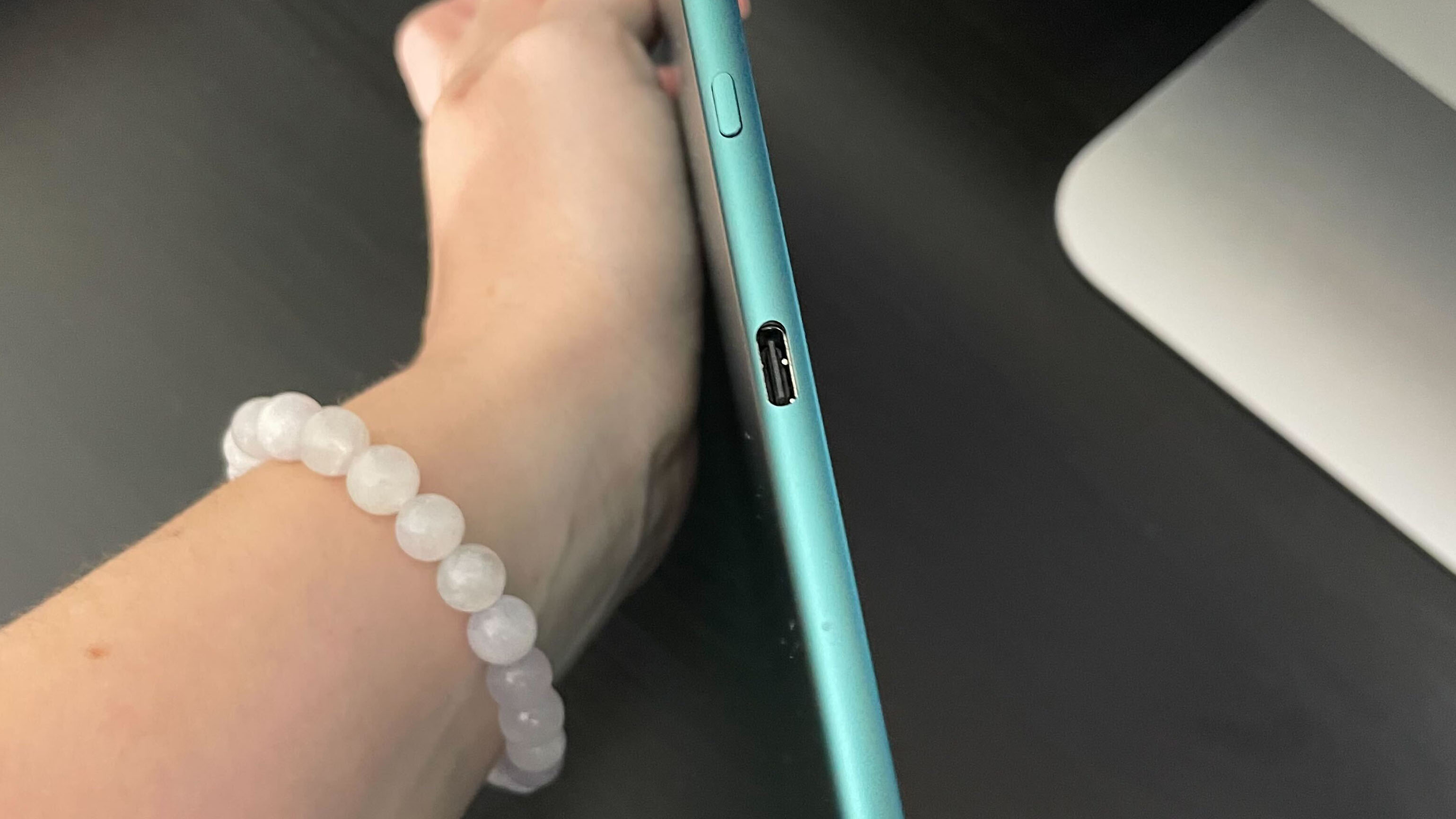 The Type-C USB slot on the Amazon Kindle Scribe