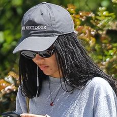 Zo&euml; Kravitz wore her new engagement ring from Harry Styles again in New York City 