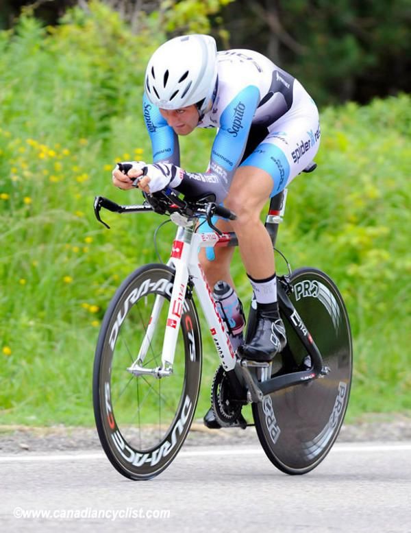 Hugo Houle repeated as U23 champion.