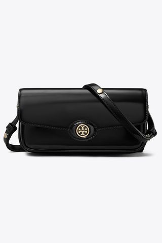 Tory Burch Robinson Spazzolato Rectangular Shoulder Bag