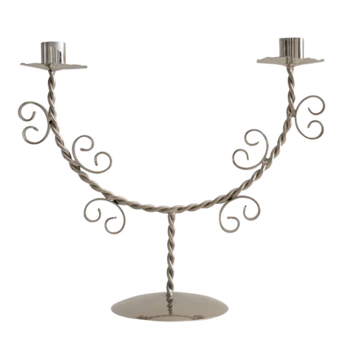 Stainless-Steel Candlestick Holder