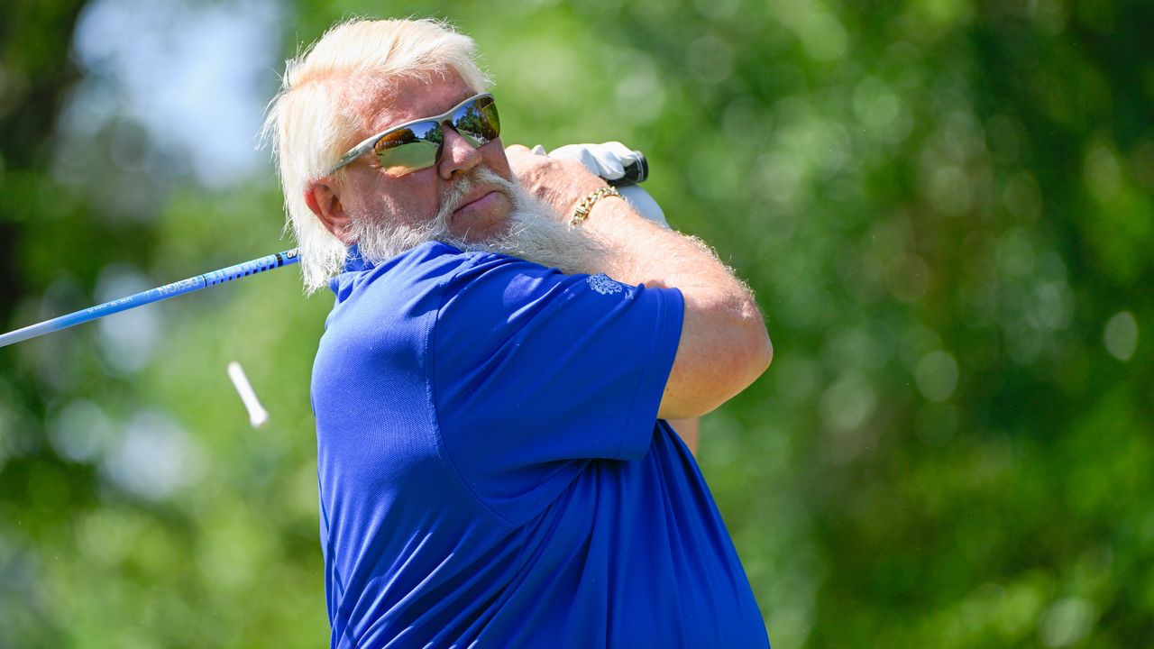 John Daly takes a shot at the 2023 Insperity Invitational 