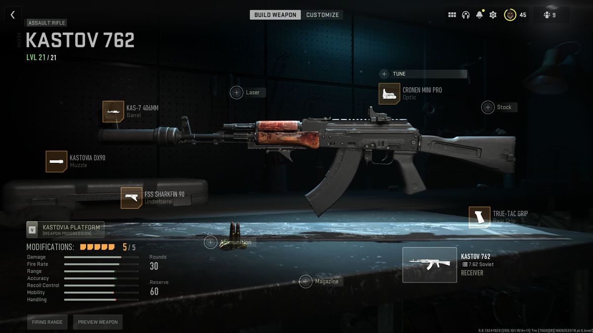 warzone 2 kastov loadout